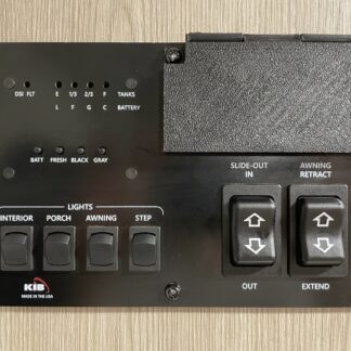 RV Camper Switch Panel Cover - Easy-Flip Design